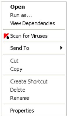 KAPERSKY ANTI-VIRUS 6.0 - How to scan a file, folder or disk for viruses - 1