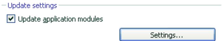 KAPERSKY ANTI-VIRUS 7.0 - Selecting an update method and what to update - 1