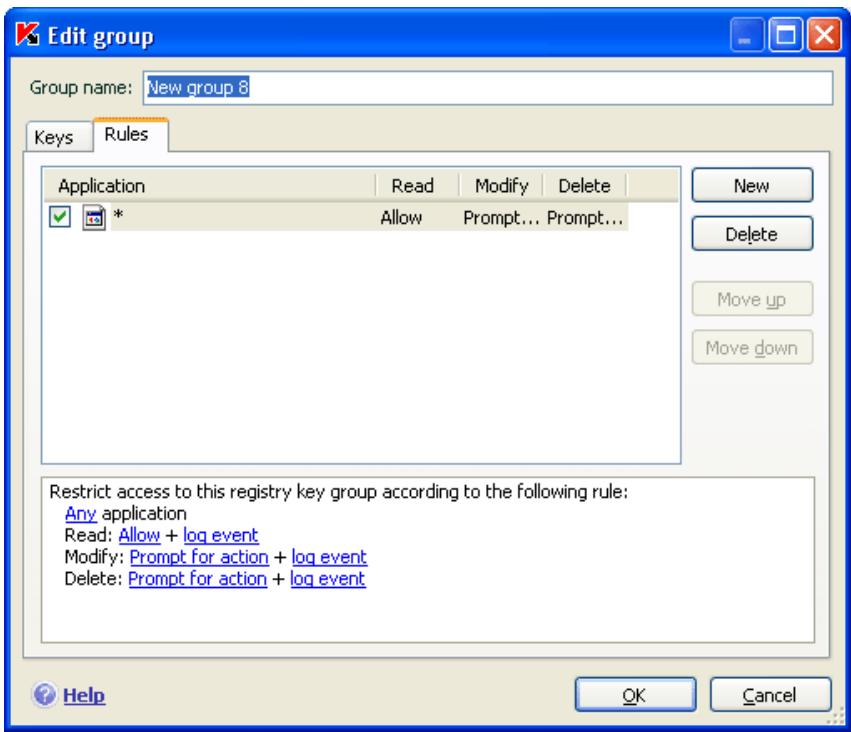 KAPERSKY ANTI-VIRUS 7.0 - Creating a Registry Guard rule - 1
