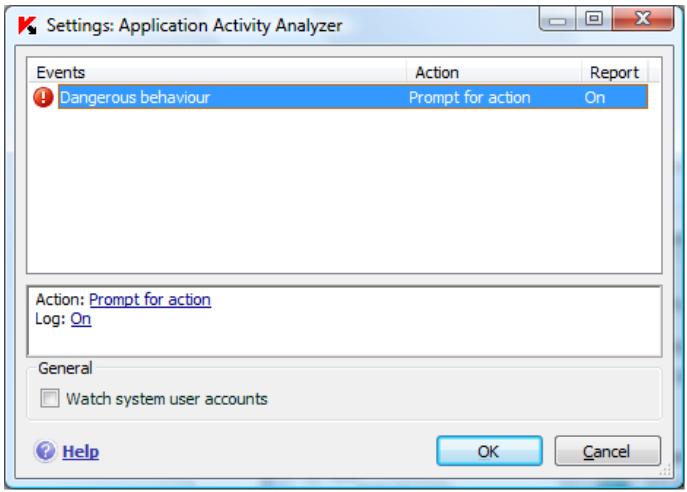 KAPERSKY ANTI-VIRUS 7.0 - Activity Monitoring Rules - 2