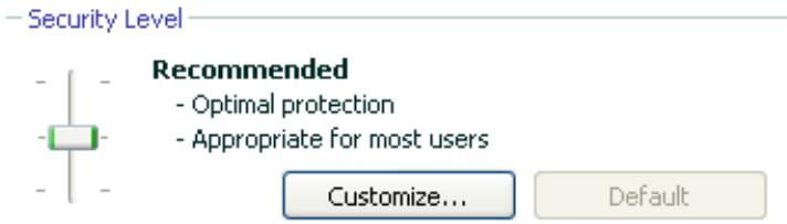 KAPERSKY ANTI-VIRUS 7.0 - Selecting Web Security Level - 1