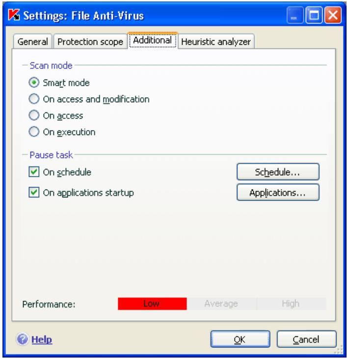 KAPERSKY ANTI-VIRUS 7.0 - Configuring advanced settings - 1