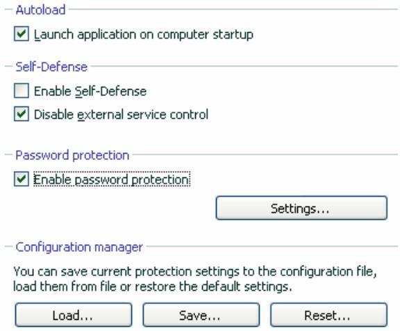 KAPERSKY ANTI-VIRUS 7.0 - Using advanced options - 1