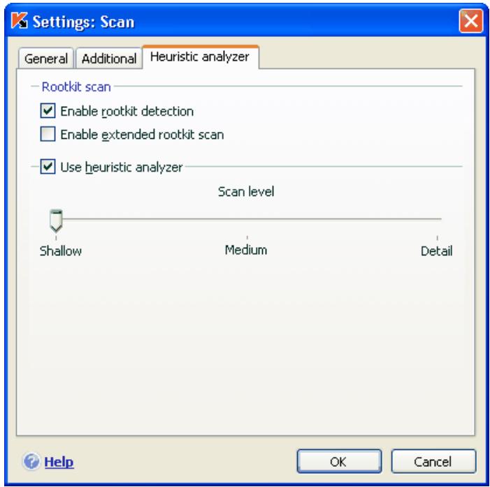 KAPERSKY ANTI-VIRUS 7.0 - Scanning for rootkits - 1