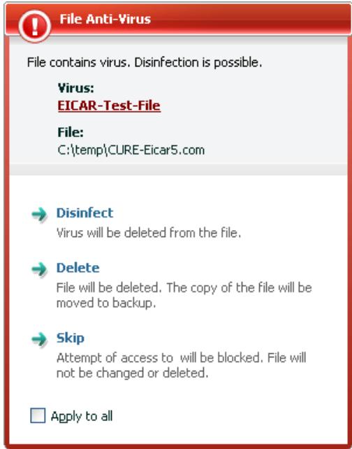 KAPERSKY ANTI-VIRUS 7.0 - Testing File Anti-Virus - 1
