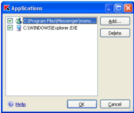 KAPERSKY ANTI-VIRUS 7.0 - Configuring advanced settings - 3