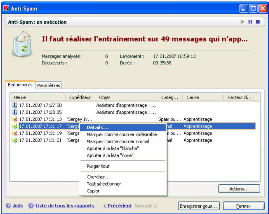 KASPERSKY LAB INTERNET SECURITY 6.0 - Configuration d'anti-spam - 1