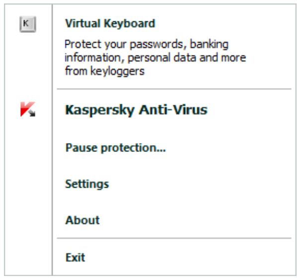 KASPERSKY LAB ANTI-VIRUS 2011 - CONTEXT MENU - 1