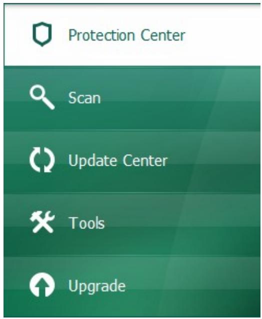 KASPERSKY LAB ANTI-VIRUS 2011 - KASPERSKY ANTI-VIRUS MAIN WINDOW - 2