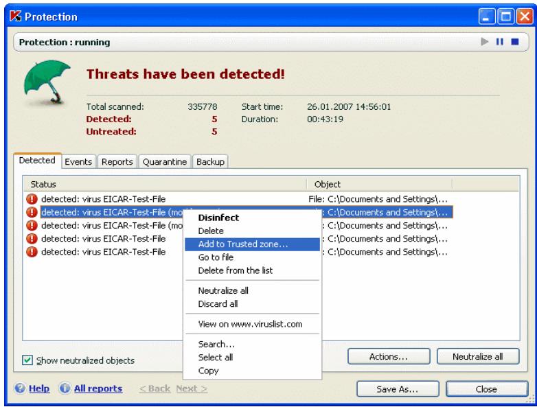 KASPERSKY LAB ANTI-VIRUS 6.0 SOS - Warning! - 6