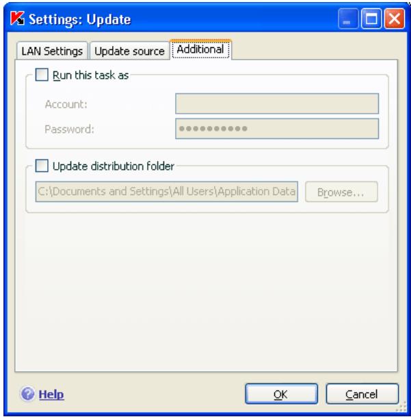 KASPERSKY LAB ANTI-VIRUS 6.0 SOS - Starting tasks under another profile - 1