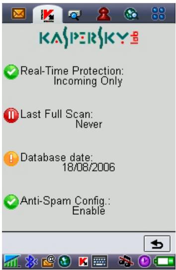 KASPERSKY LAB ANTI-VIRUS MOBILE 6.0 - Starting the application - 1