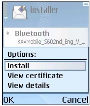 KASPERSKY LAB ANTI-VIRUS MOBILE 6.0 - Installing Kaspersky Anti-Virus - 3