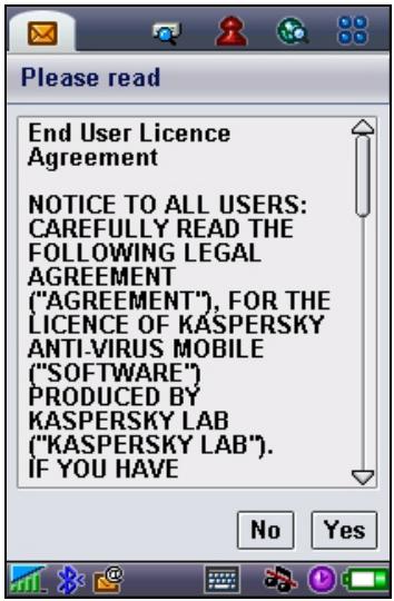 KASPERSKY LAB ANTI-VIRUS MOBILE 6.0 - Installing Kaspersky Anti-Virus - 4