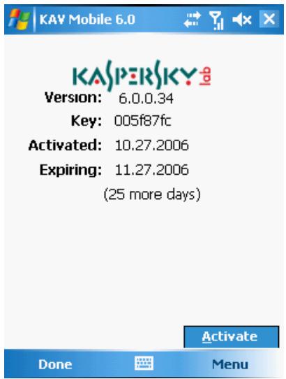 KASPERSKY LAB ANTI-VIRUS MOBILE 6.0 - Licence extension - 1