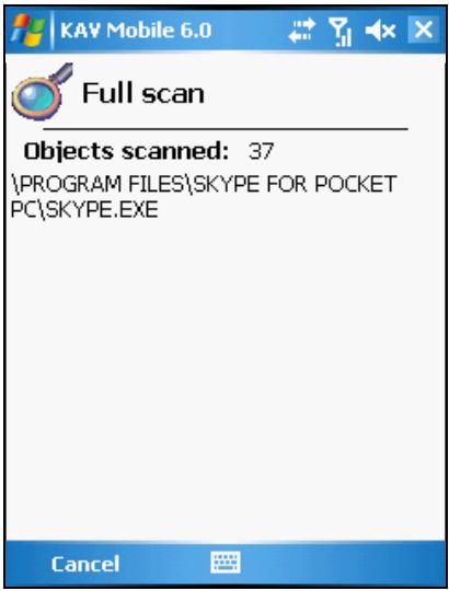 KASPERSKY LAB ANTI-VIRUS MOBILE 6.0 - On-demand scan - 2