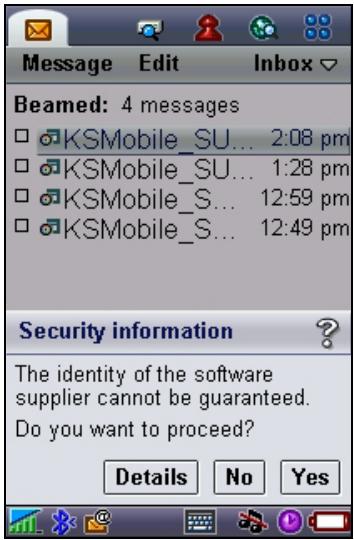 KASPERSKY LAB ANTI-VIRUS MOBILE 6.0 - Installing Kaspersky Anti-Virus - 1