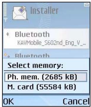 KASPERSKY LAB ANTI-VIRUS MOBILE 6.0 - Installing Kaspersky Anti-Virus - 4