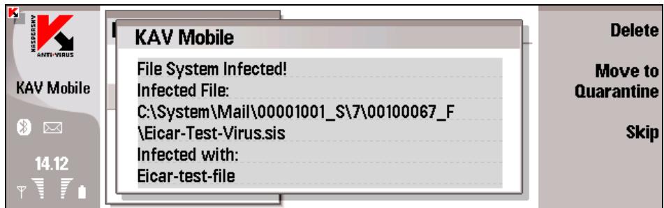 KASPERSKY LAB ANTI-VIRUS MOBILE 6.0 - On-demand scan - 2
