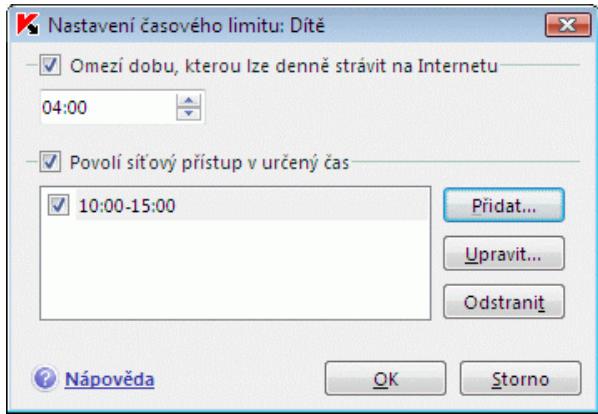 KASPERSKY LAB INTERNET SECURITY 7.0 - Omezení doby pristupu - 1