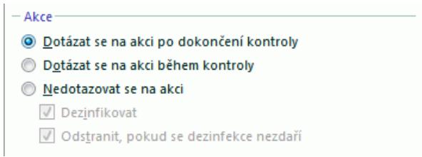 KASPERSKY LAB INTERNET SECURITY 7.0 - Vyber akci provadénychs objekty - 1