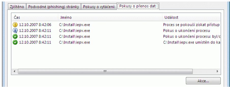 KASPERSKY LAB INTERNET SECURITY 7.0 - Záložka Ochrana soukromí - 1
