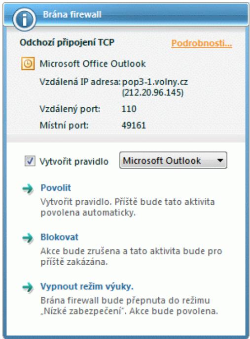 KASPERSKY LAB INTERNET SECURITY 7.0 - Blokováni a povolení sít'ové aktivity - 1