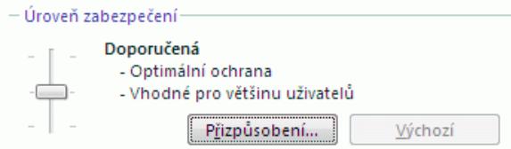 KASPERSKY LAB INTERNET SECURITY 7.0 - Vyber urovné zabezpečeni elektronické postasy - 1