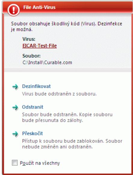 KASPERSKY LAB INTERNET SECURITY 7.0 - Testováni uloh antivirové kontroly - 1