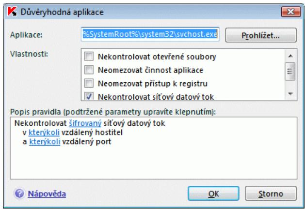KASPERSKY LAB INTERNET SECURITY 7.0 - Dúvěryhodné aplikace - 2