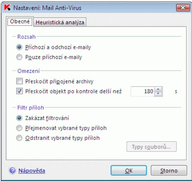 KASPERSKY LAB INTERNET SECURITY 7.0 - Vyber chráněné skupiny elektronické pošty - 1