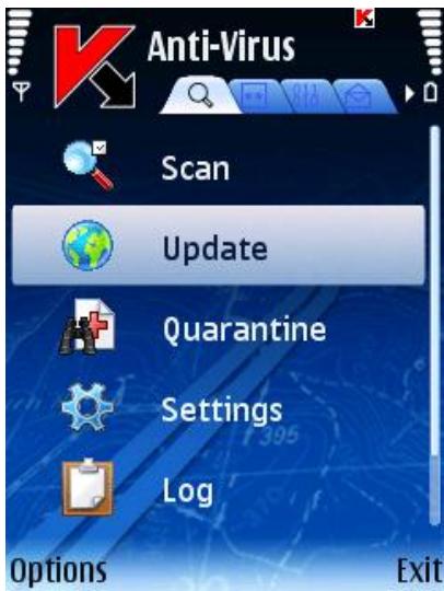 KASPERSKY LAB MOBILE SECURITY 8.0 - MANUAL UPDATING - 1