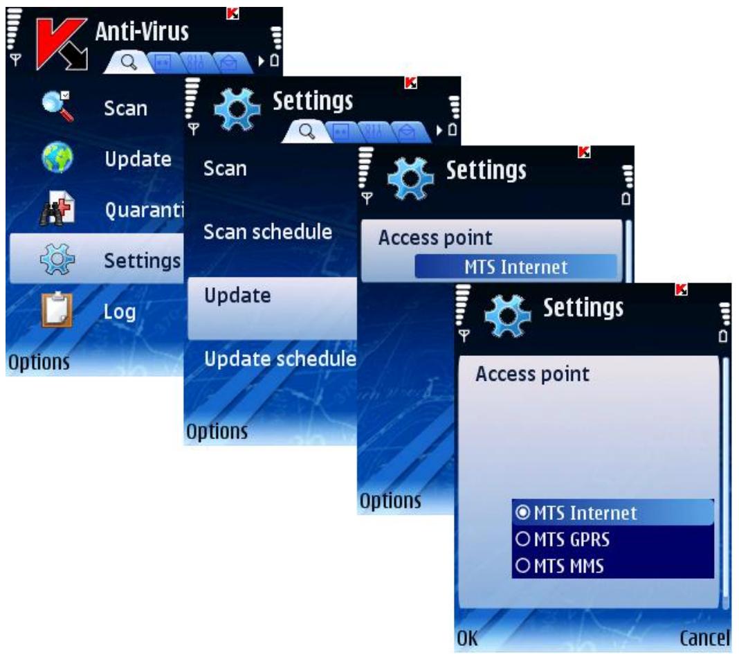 KASPERSKY LAB MOBILE SECURITY 8.0 - CONFIGURING CONNECTION SETTINGS - 1