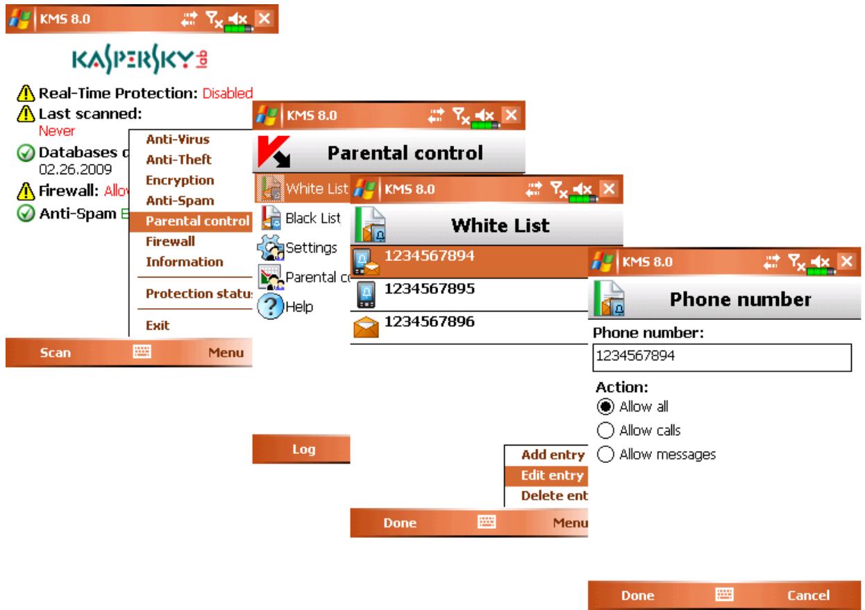 KASPERSKY LAB MOBILE SECURITY 8.0 - Press Done to save the changes. - 1
