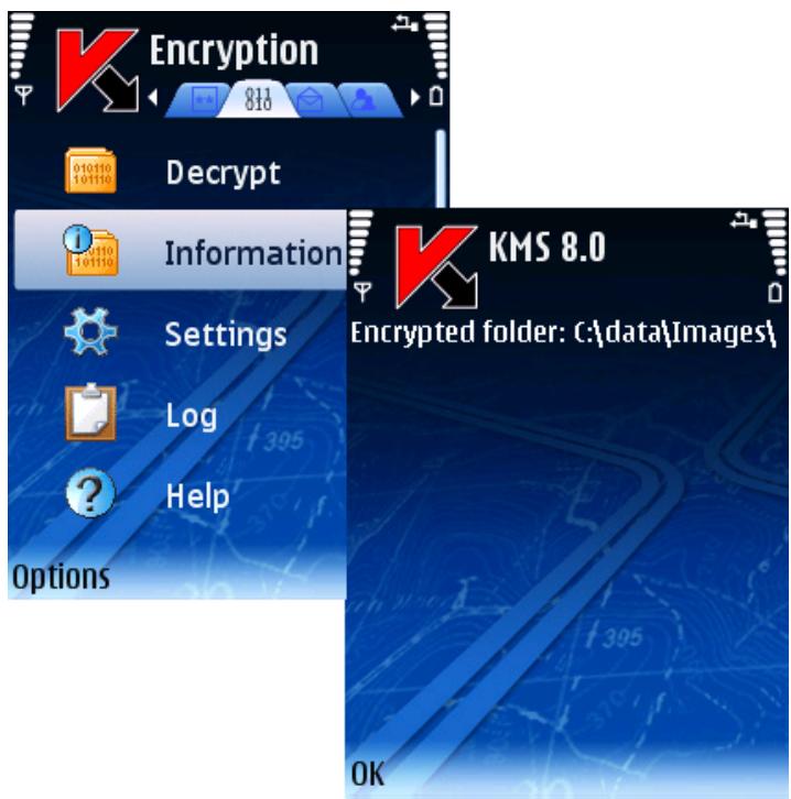 KASPERSKY LAB MOBILE SECURITY 8.0 - INFORMATION ABOUT ENCLOSED DATA - 1