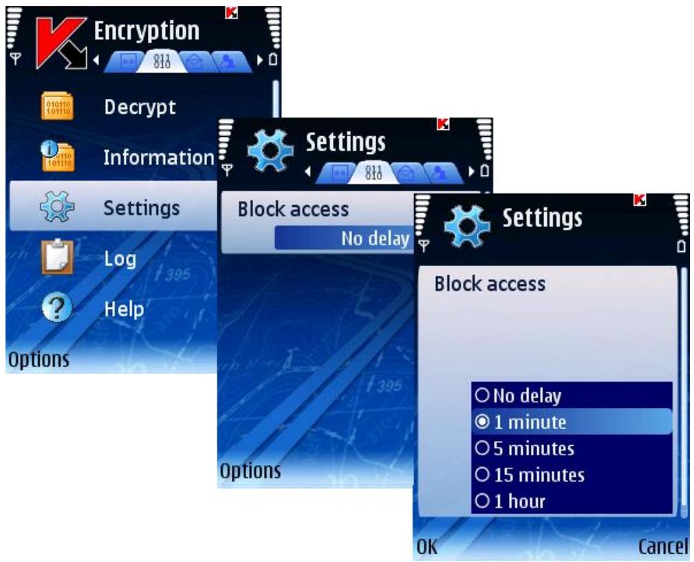 KASPERSKY LAB MOBILE SECURITY 8.0 - BLOCKING ACCESS TO ENCLOSED DATA - 1