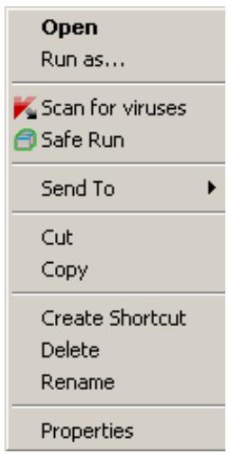 KASPERSKY LAB PURE 9.1 - HOW TO SCAN A FILE, FOLDER, DISK, OR ANOTHER OBJECT FOR VIRUSES - 1