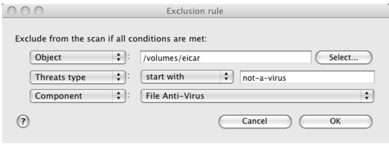 KASPERSKY LAB ANTI-VIRUS 2011 V8.0.4 - Creating an exclusion rule - 1