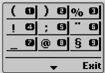 TRIUM AURA - Multitap text entry - 1