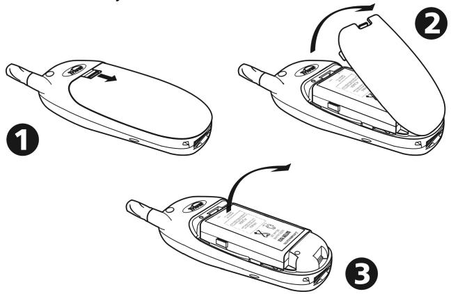 TRIUM AURA - Removing the battery - 1