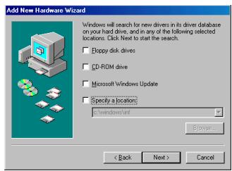 ASK PROXIMA C440 - First-time projector use with Windows 98 - 3