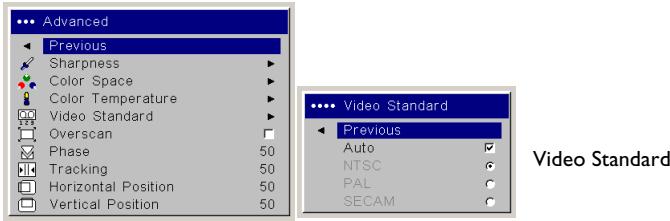 ASK PROXIMA C440 - Advanced settings - 4