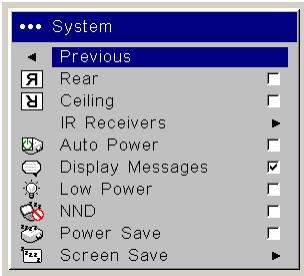 ASK PROXIMA C440 - Settings menu - 5