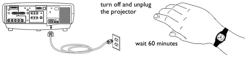 ASK PROXIMA C440 - Replacing the projection lamp - 2