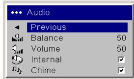 ASK PROXIMA C440 - Settings menu - 2