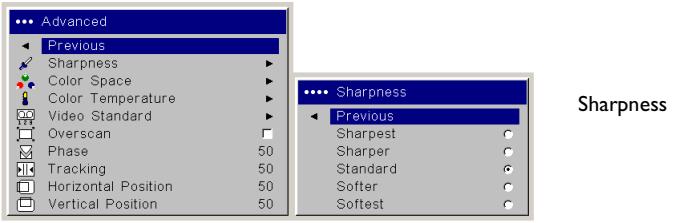 ASK PROXIMA C440 - Advanced settings - 1