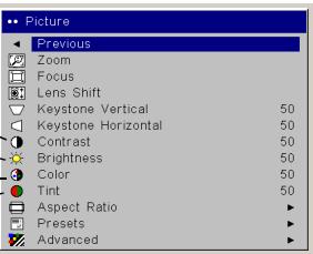 ASK PROXIMA C450 - Displaying a video image - 17