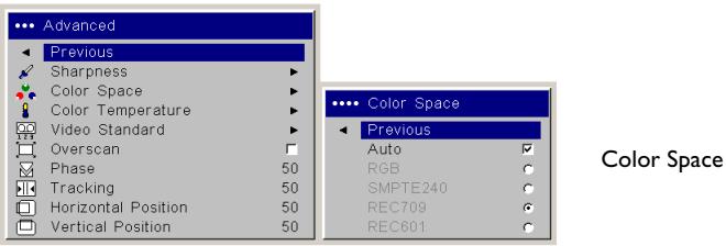 ASK PROXIMA C450 - Advanced settings - 2