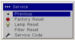ASK PROXIMA C450 - Resetting the lamp timer - 3