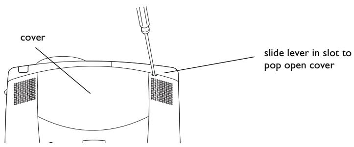 ASK PROXIMA C450 - Replacing the projection lamp - 3